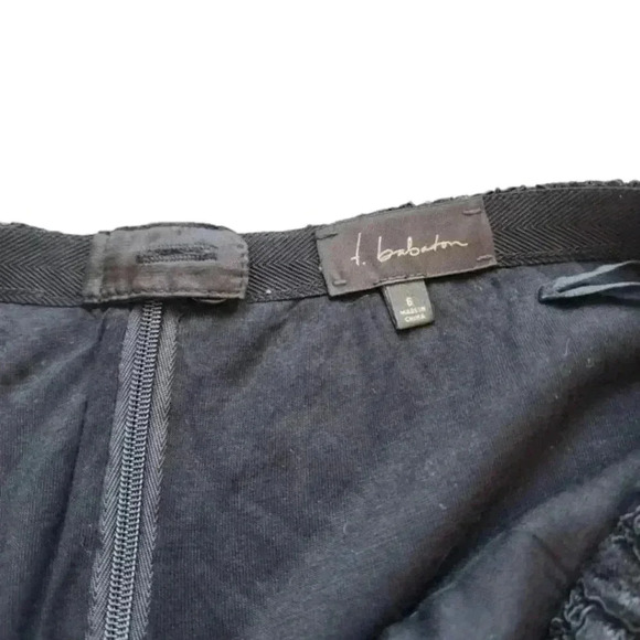 Aritzia T. Babaton Jasper Lace Skirt Black New With Tags Feminine Women's size 6 - Picture 5 of 9